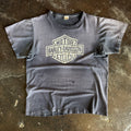 80’s Harley White Emblem Sun Faded Tee (L)
