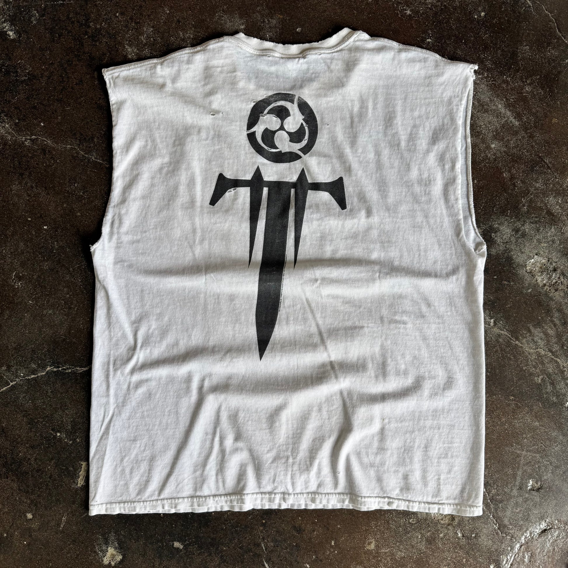 Y2K Trivium “Take Their F#% Heads” Cut-Off Tee (XL)