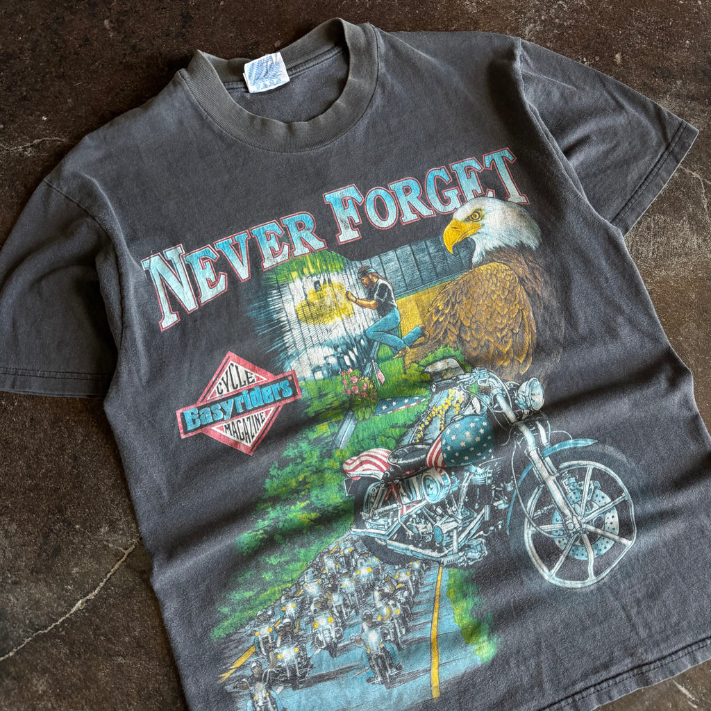 90’s Easyriders “Never Forget” Sun Faded Tee (M)