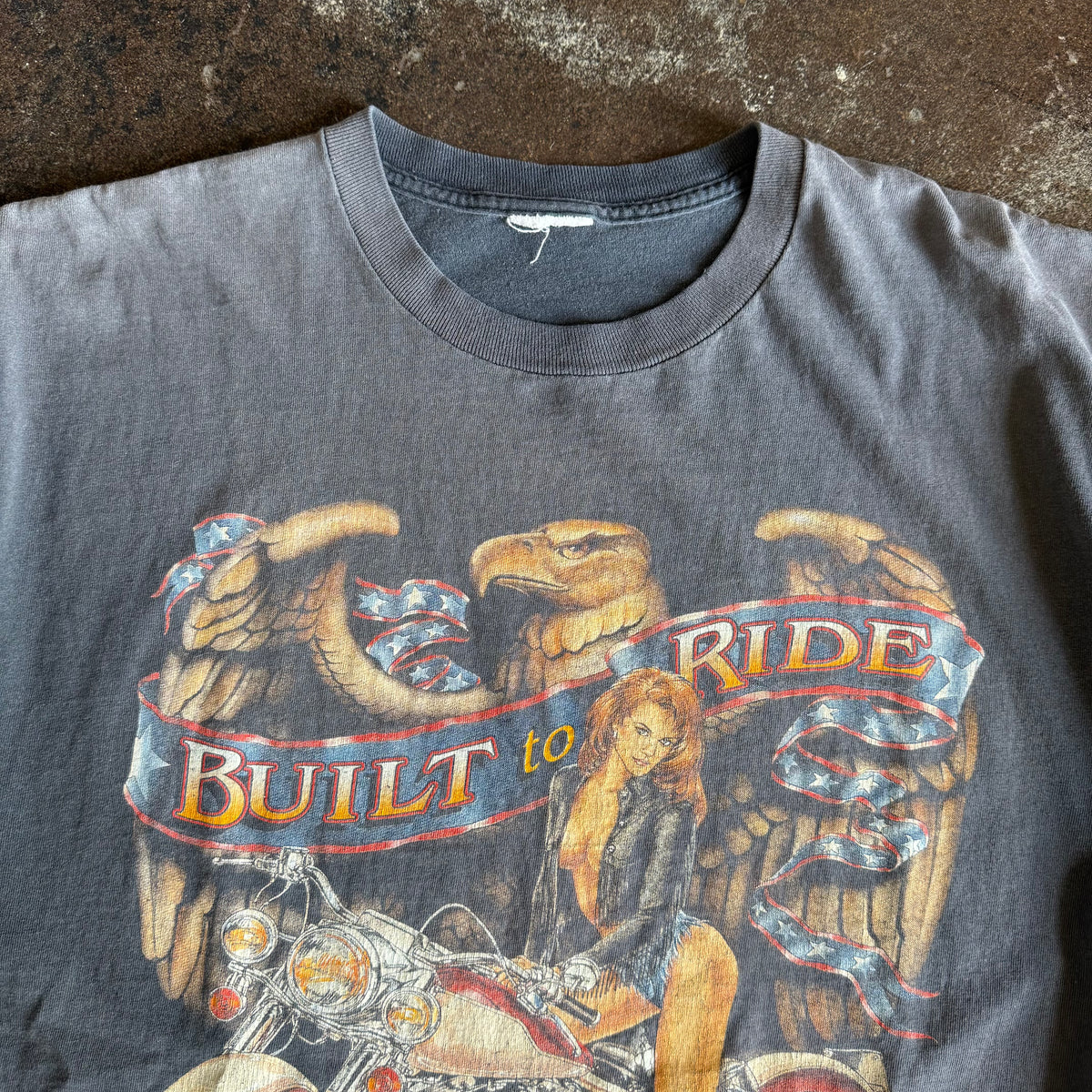 90’s Built to Ride Sun Faded Sturgis Tee (XL)