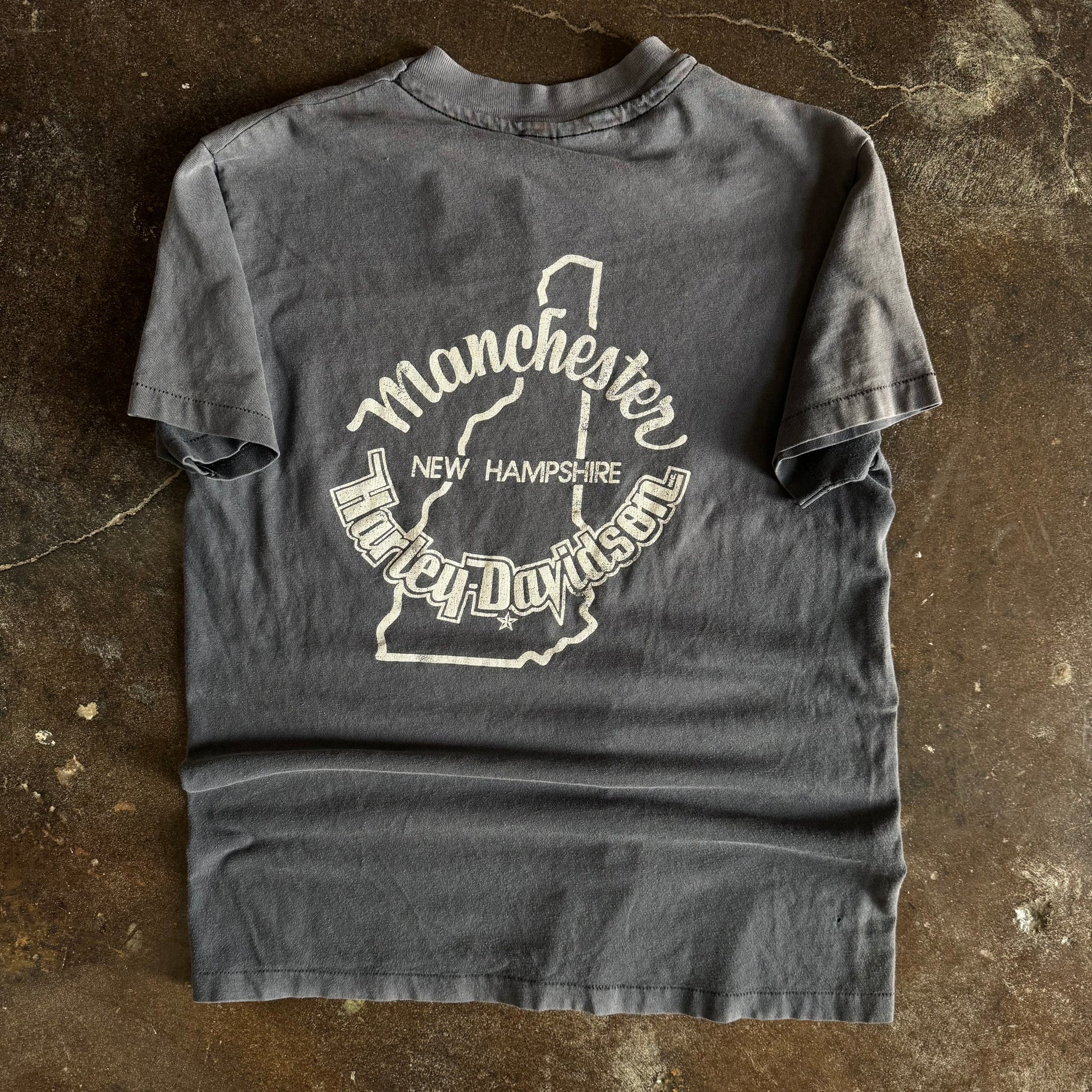 80’s Harley Sun Faded Emblem NH Tee (M)