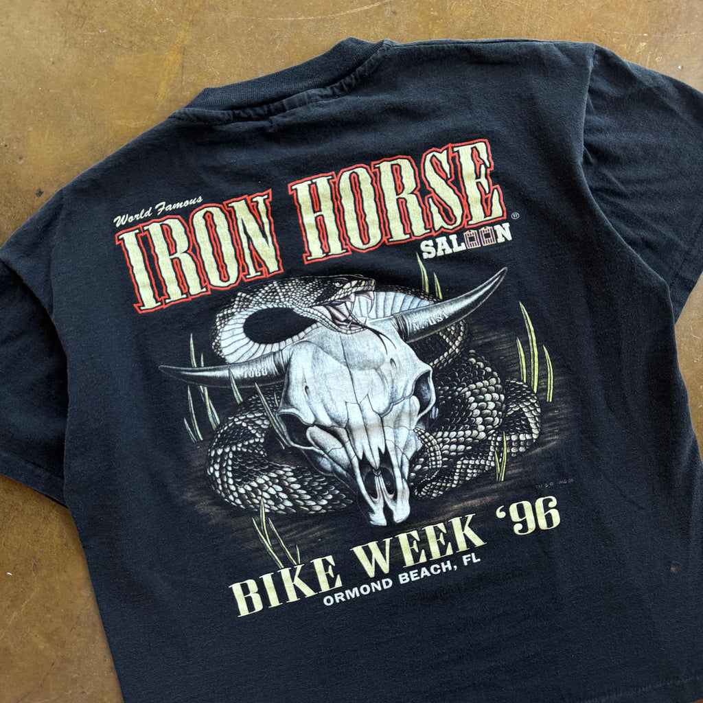 90’s Iron Horse Bike Week Pocket Tee (L)