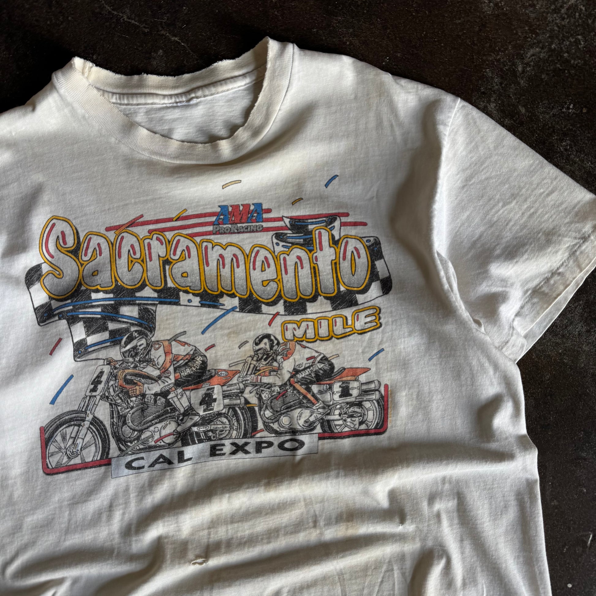 80’s Harley Racing AMA Sacramento Mile Tee (L)