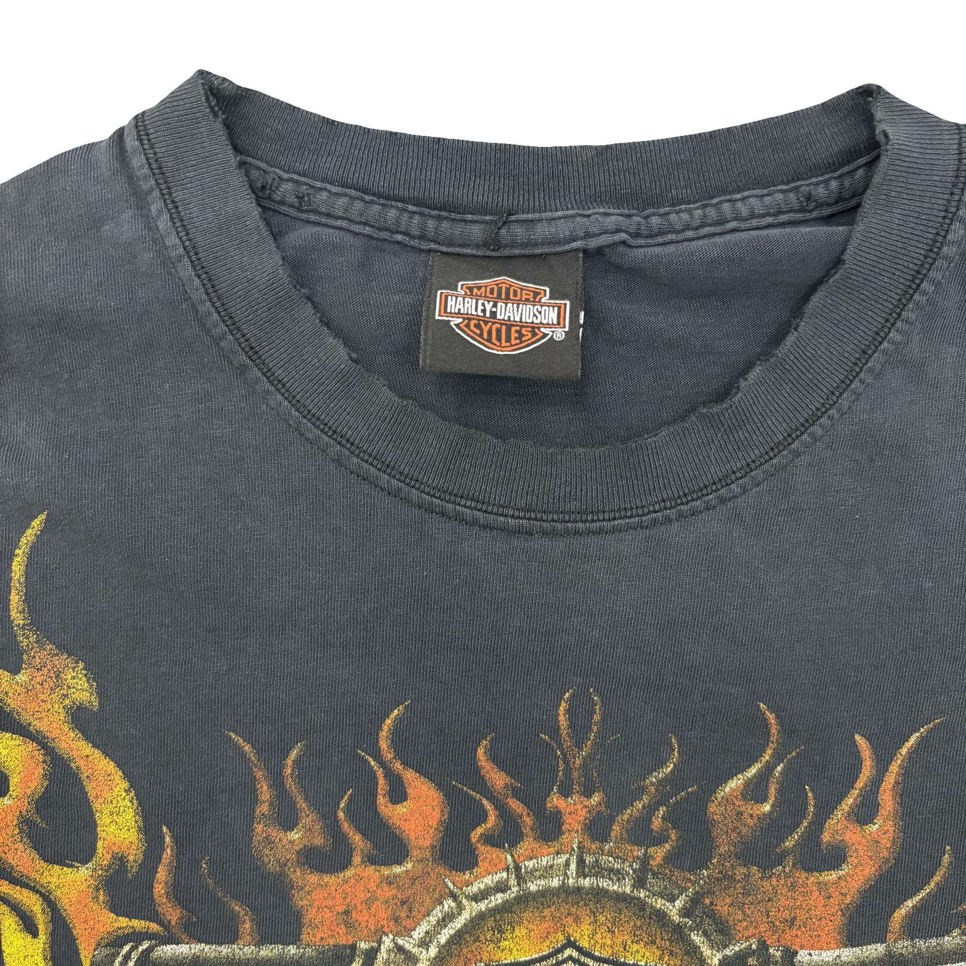90’s Harley Flame Engine Longsleeve Tee Size XL