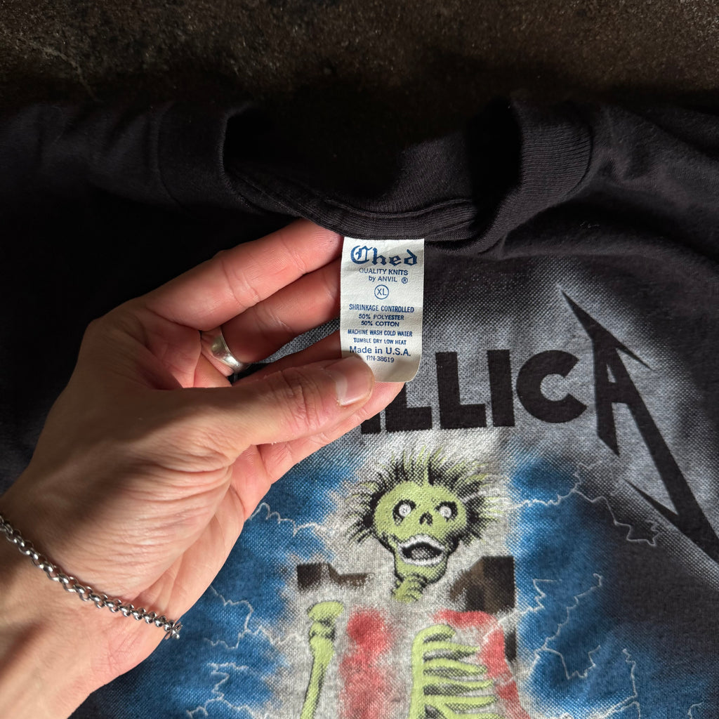 80’s Metallica Kill ‘Em All Electric Chair Band Tee (XL)