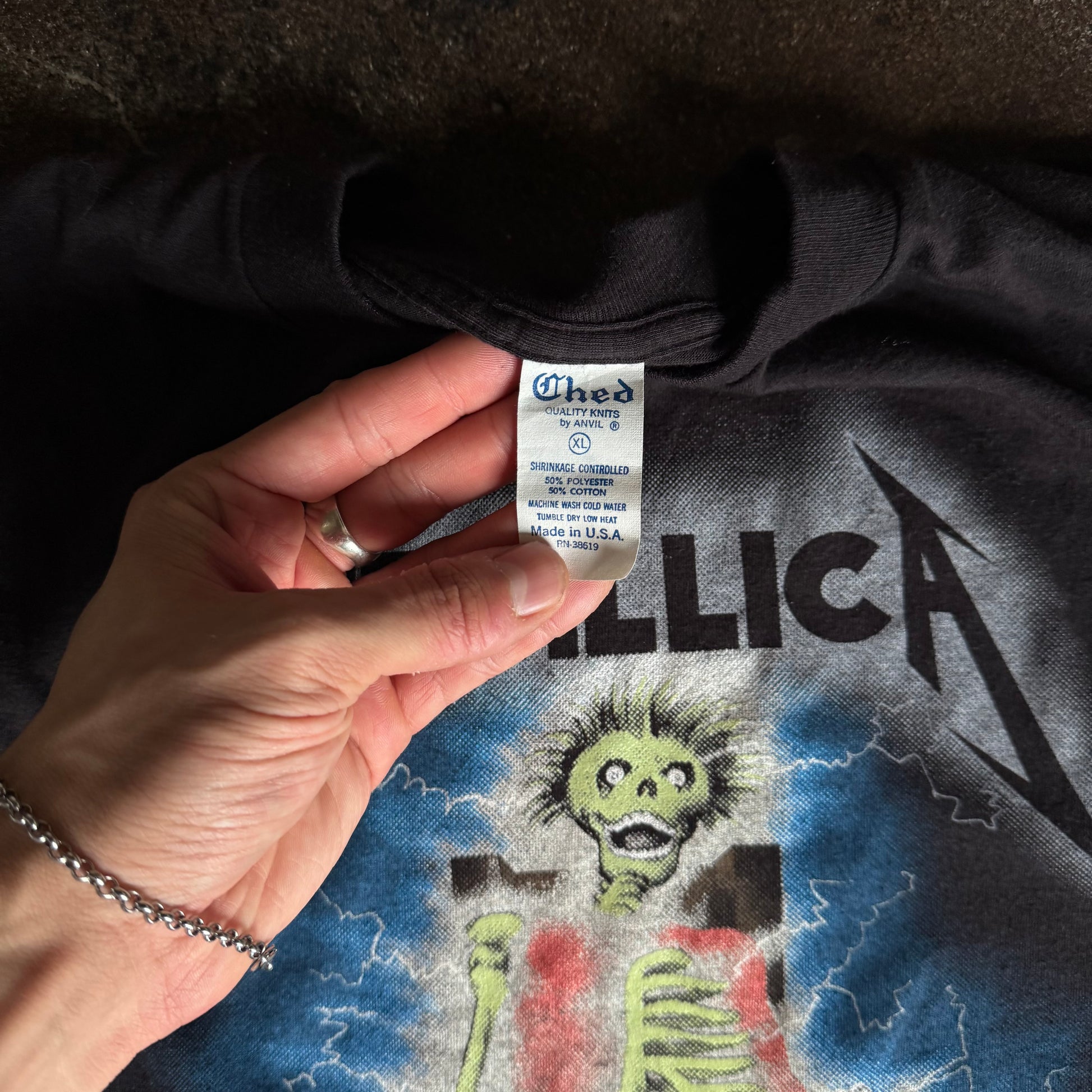 80’s Metallica Kill ‘Em All Electric Chair Band Tee (XL)