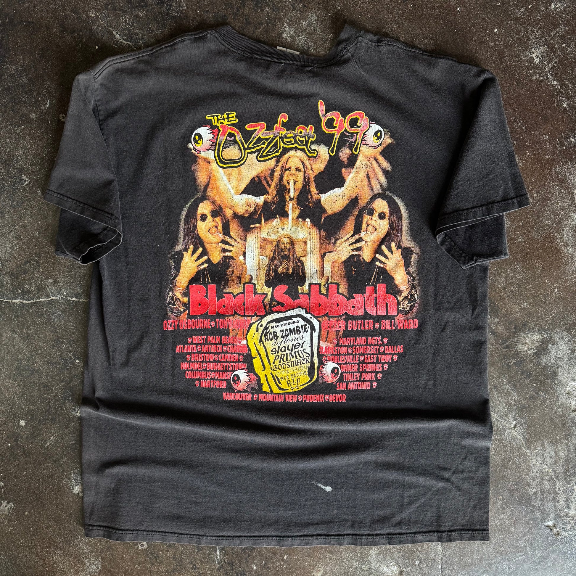 ‘99 Ozzfest Black Sabbath Band Portrait Tee (XL)