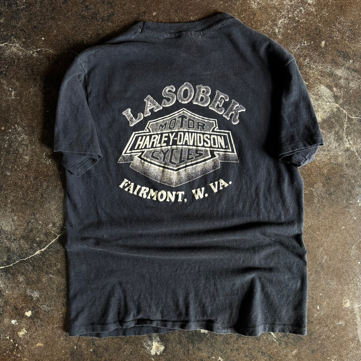 80’s Harley Shining Shield Bikers Only Tee (L)