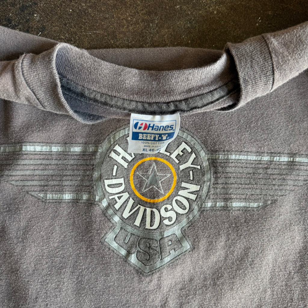 80’s Harley Milwaukee Eagle Sun Faded Tee (XL)