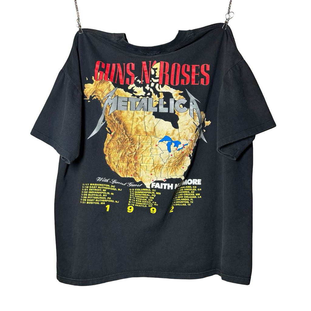 90’s Metallica GNR Faith No More Band Tee Size XL