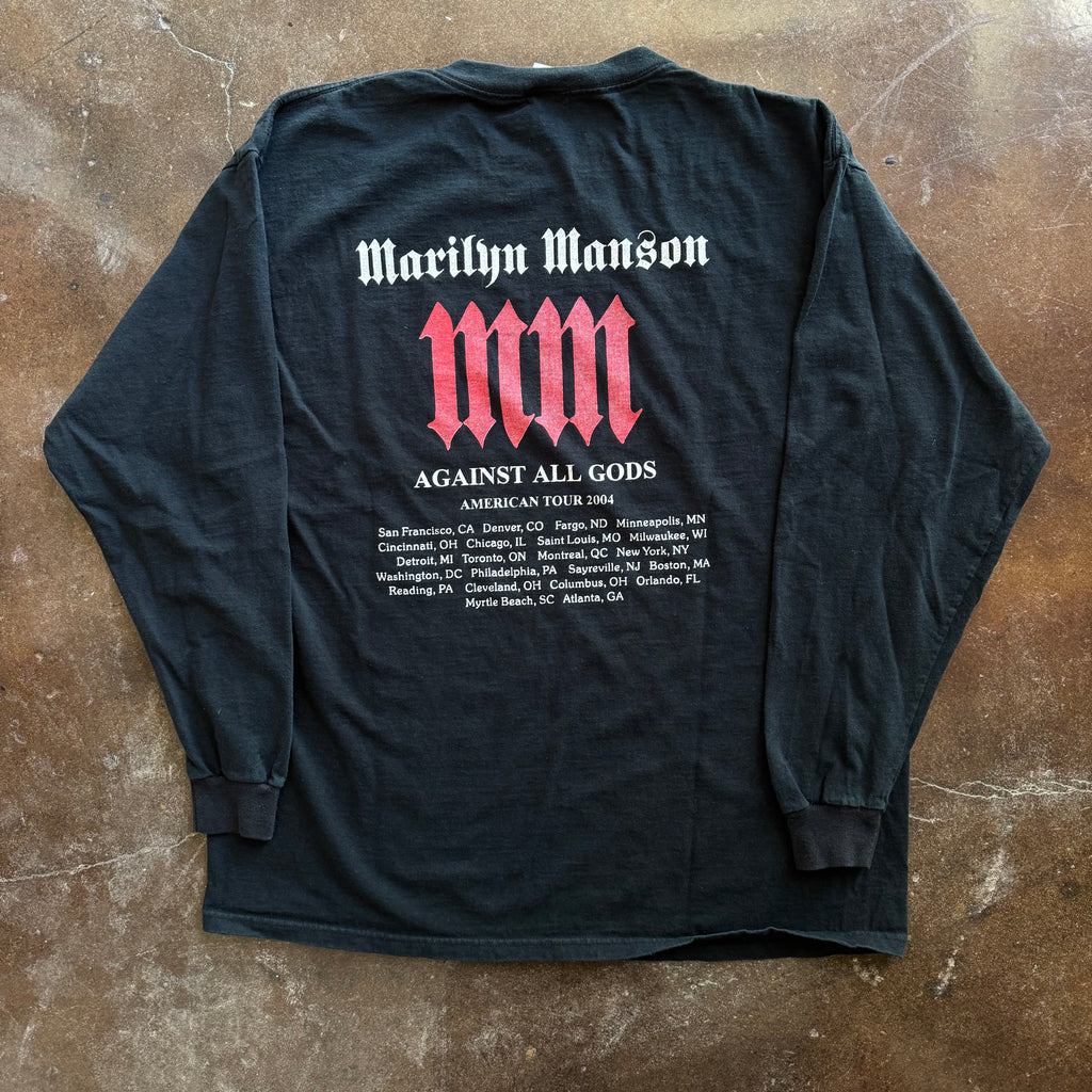 ‘04 Marilyn Manson Against All Odds Longsleeve (XL)