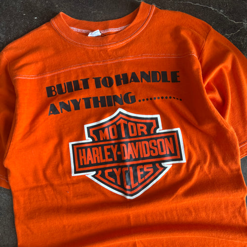 70’s Champion Harley Racing Jersey “Built to Handle” Tee (M/L)