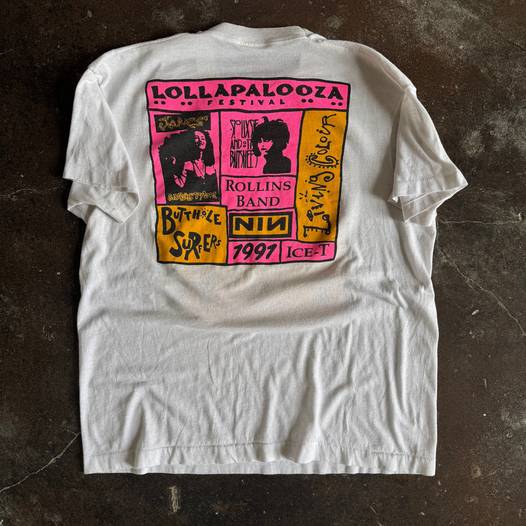 1991 Lollapalooza Parking Lot Bootleg Tee (L)
