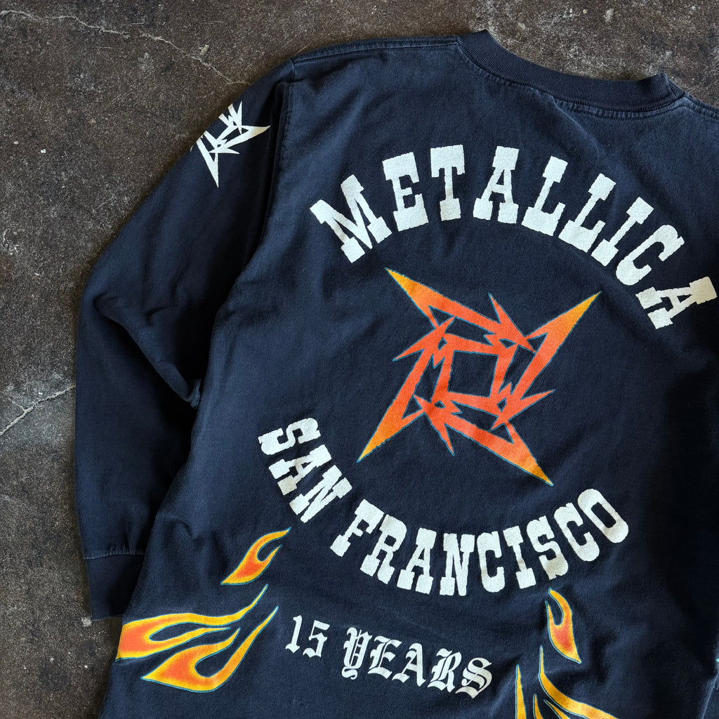 90’s Metallica 15 Years Flame Longsleeve (L)
