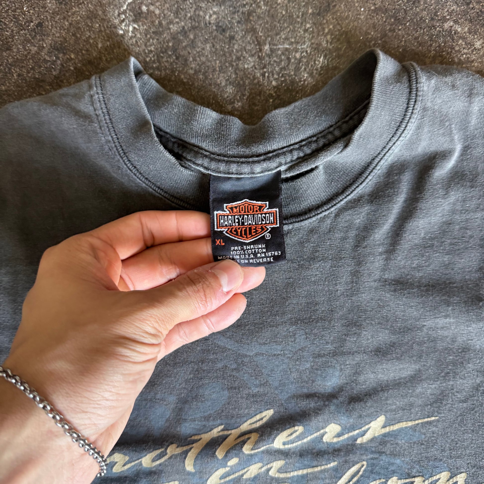90's Harley "Brothers in Freedom" Sun Faded Tee (XL)