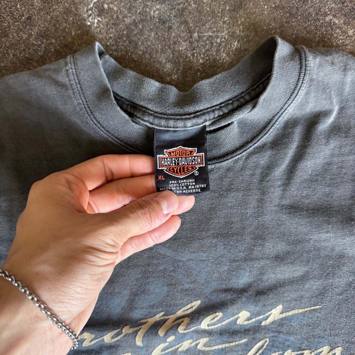 90's Harley "Brothers in Freedom" Sun Faded Tee (XL)