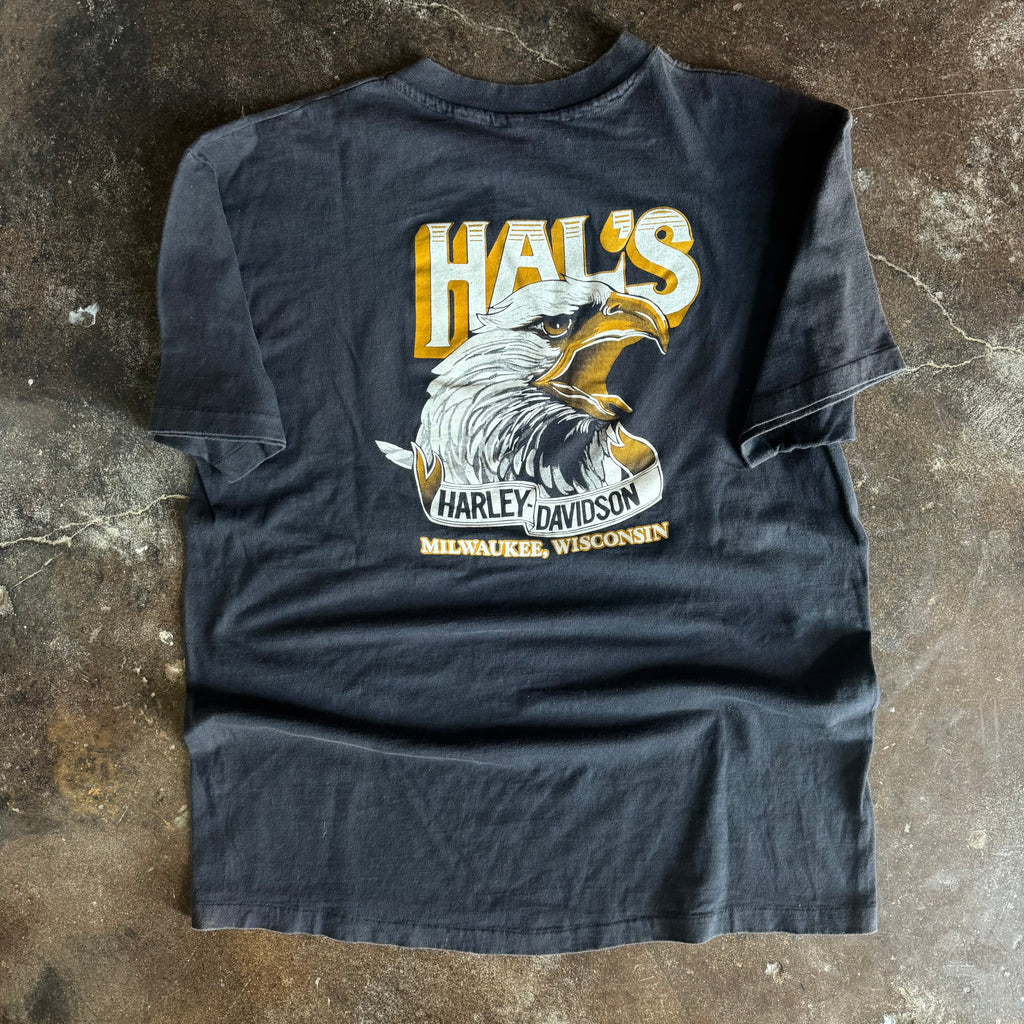 80’s Harley Hog “Body By Iron Works” Tee (XL)