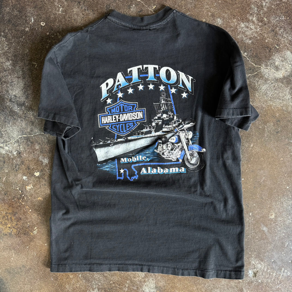 90’s Harley Davidson Flag Eagle Alabama Tee (L)