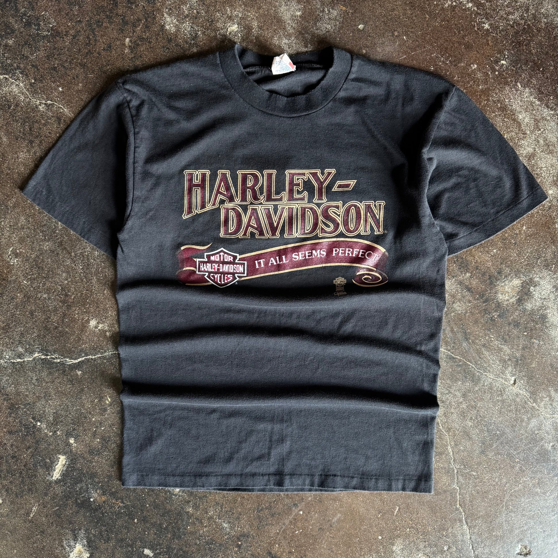 80’s Harley “Seems Perfect” Tee (M)