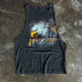 ‘90 Harley 3D Emblem Eagle Cut-Off Tank Top (L/XL)