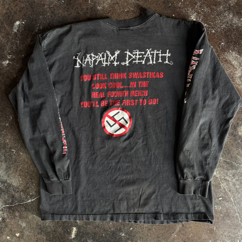 90’s Napalm Death Nazi Punks Band Longsleeve (XL)