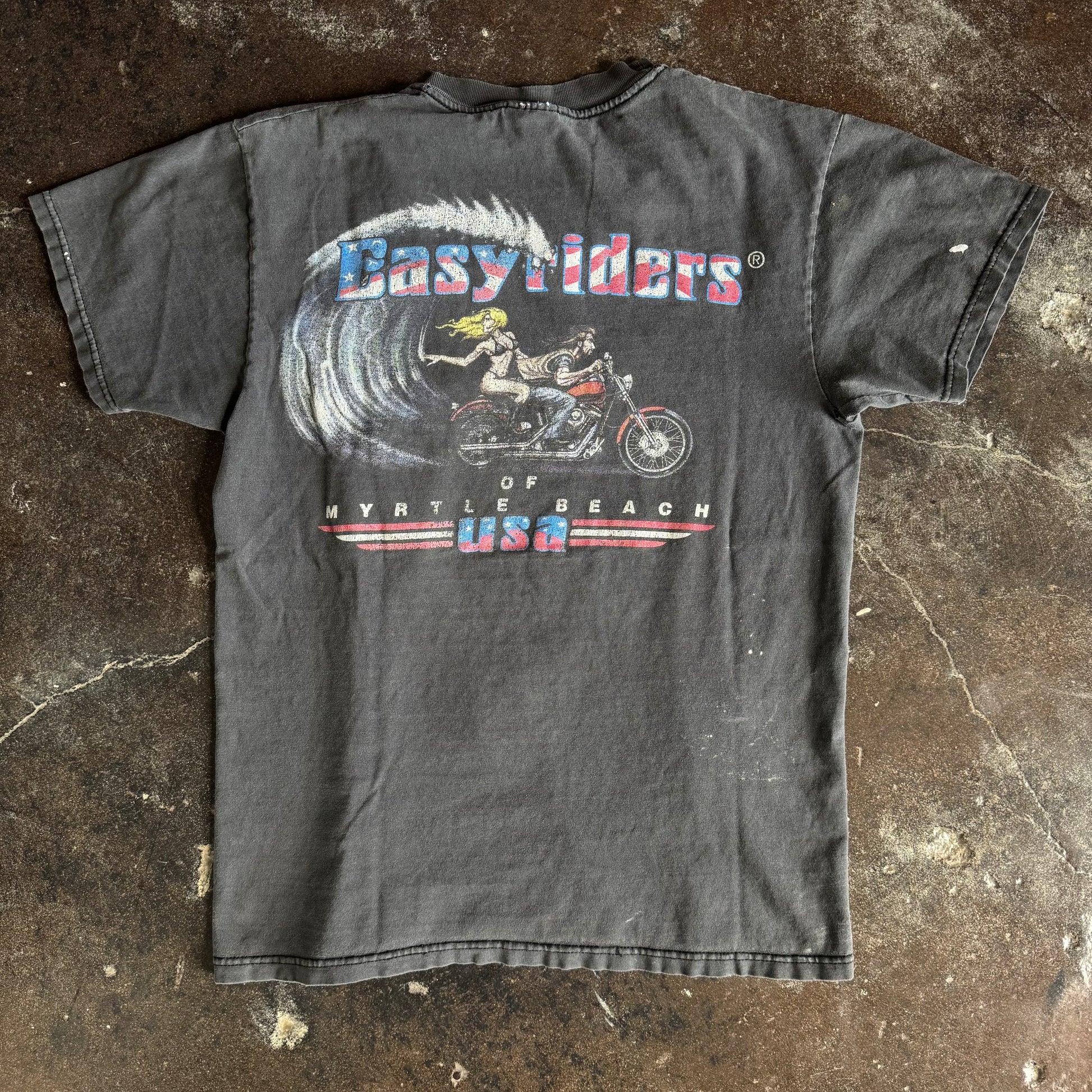 90’s Easyriders Magazine Eagle Sun Faded Tee (M)