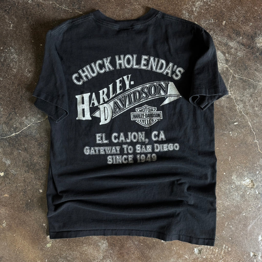 90’s Harley Davidson Logo Mashup California Tee (M)