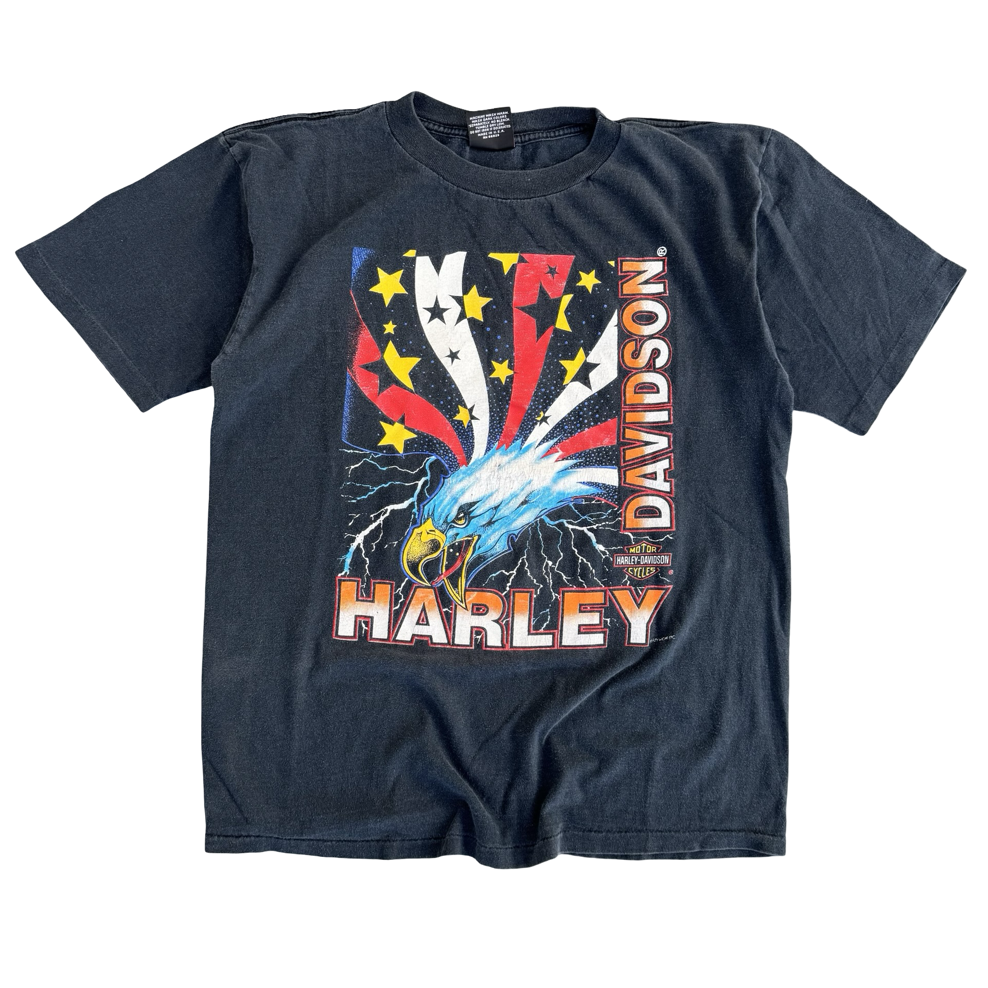 90’s Harley USA Eagle Stars Tee Size L