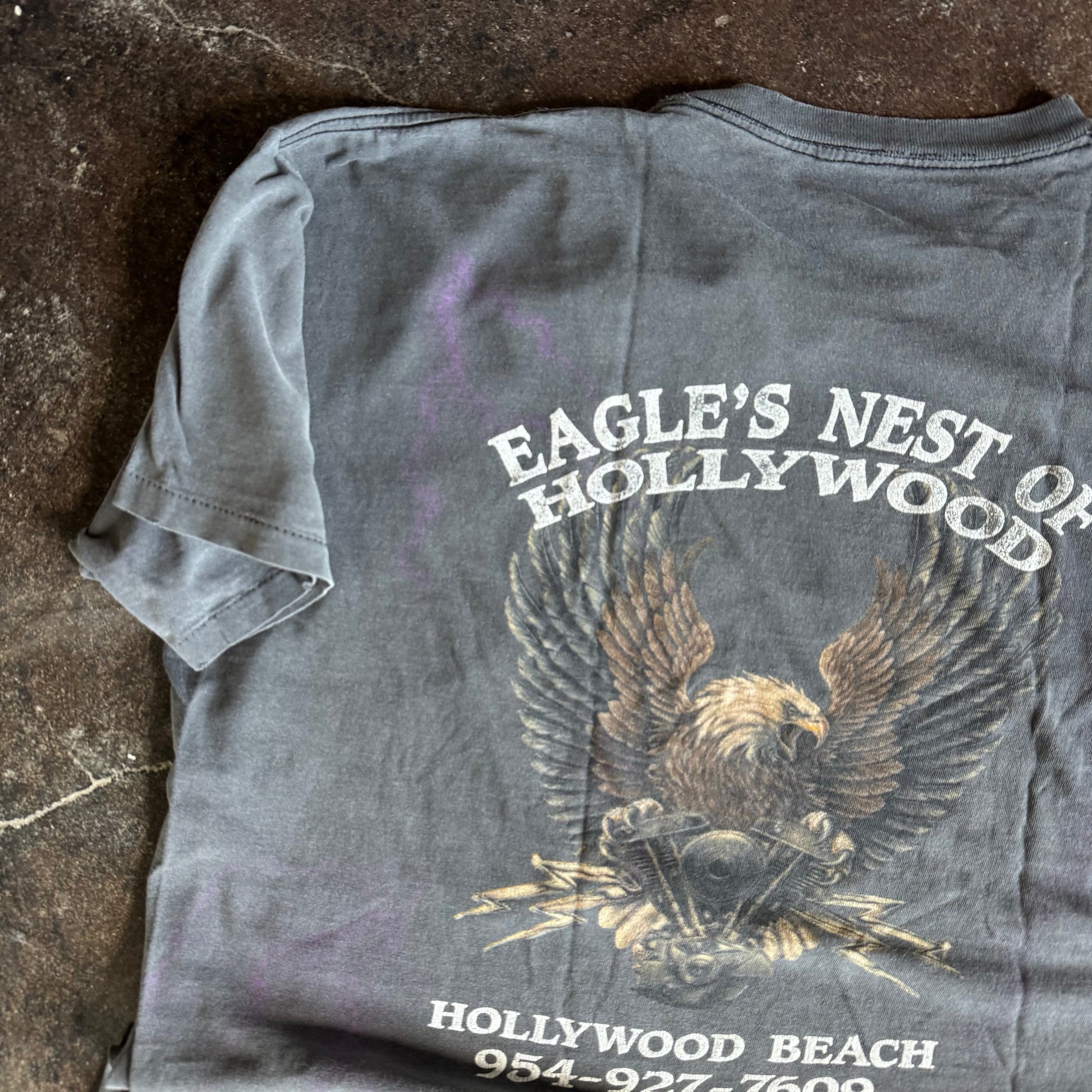 90’s V Twin Sun Faded Lightning AOP Tee (XL)