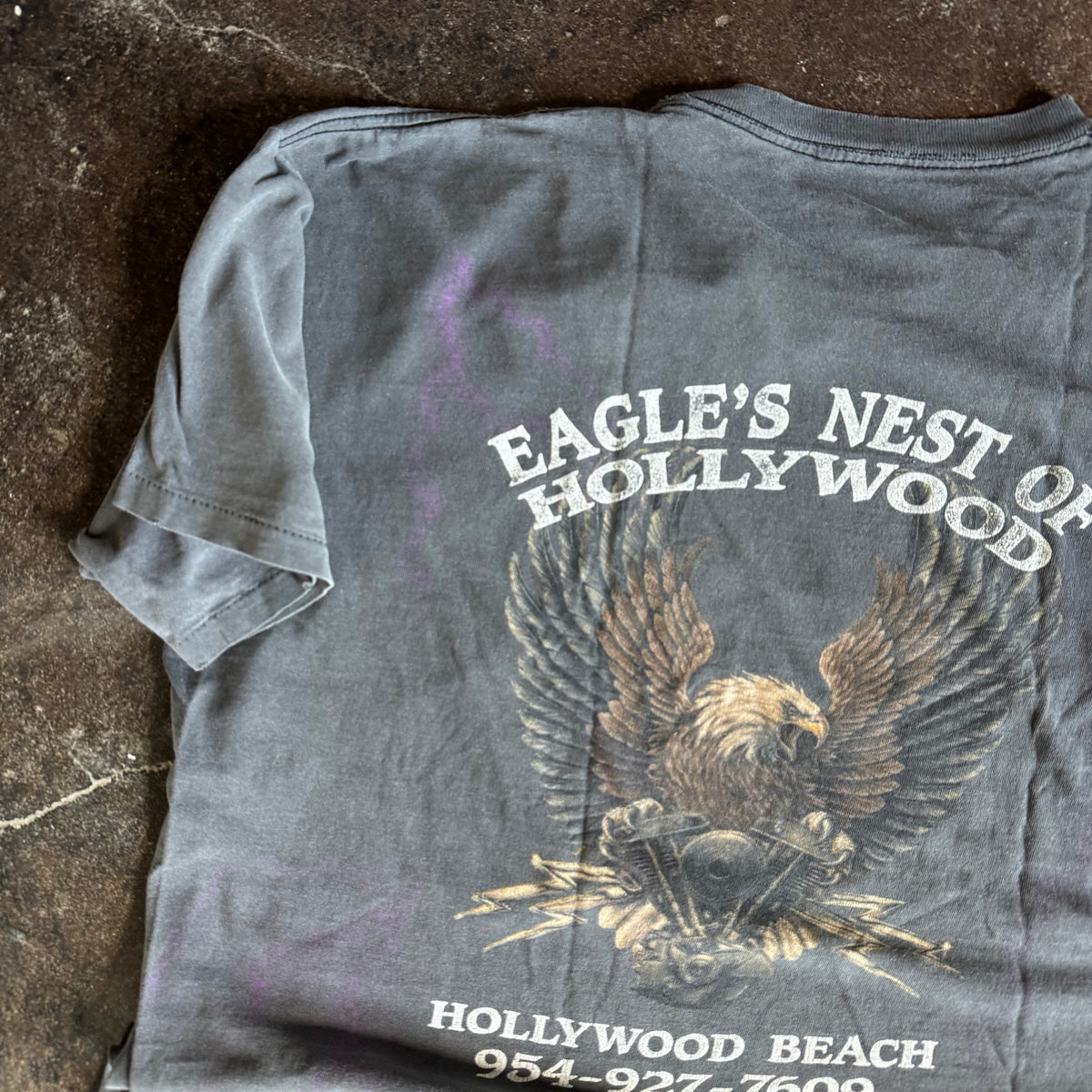 90’s V Twin Sun Faded Lightning AOP Tee (XL)