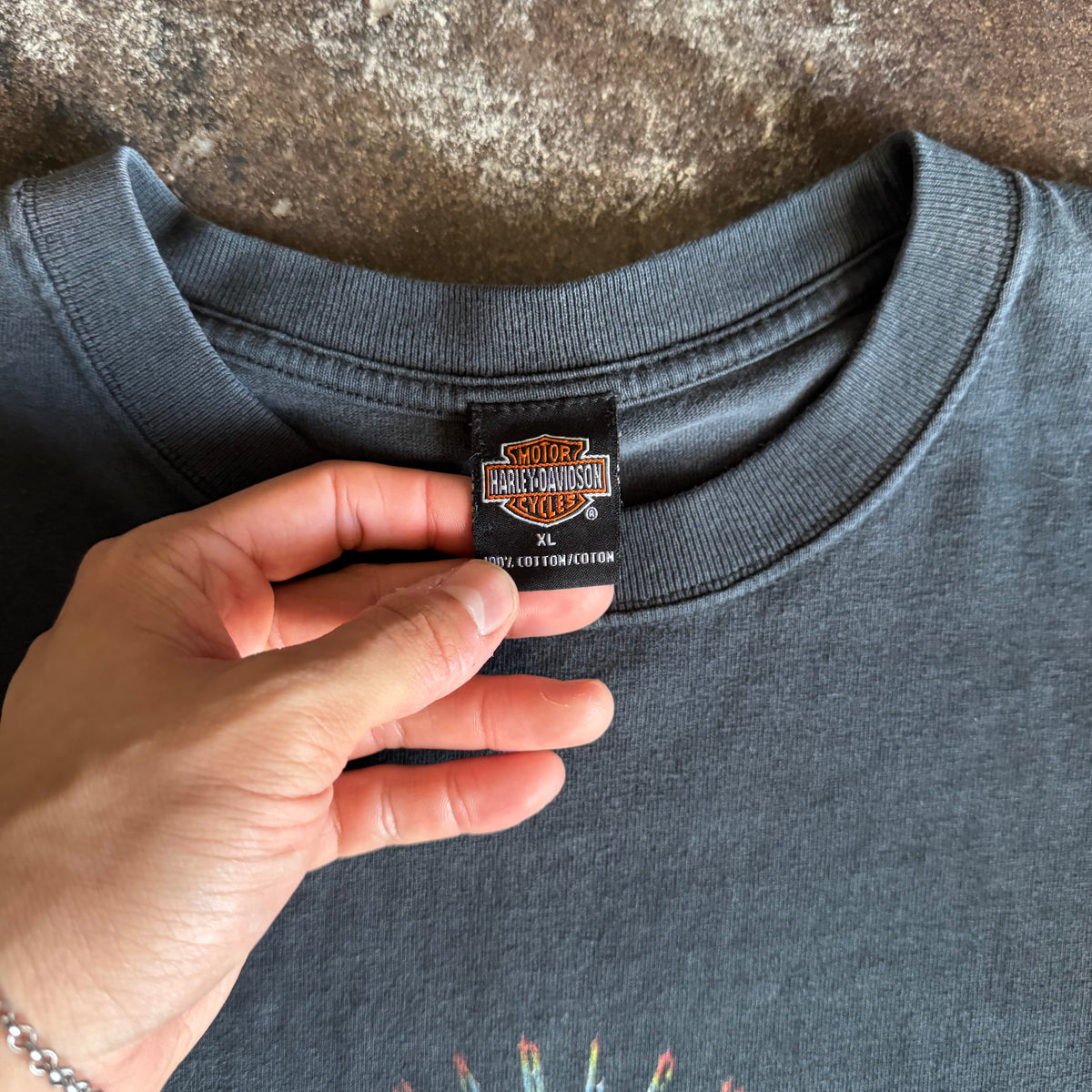 90’s Y2K Harley Flame Emblem Long Sleeve (XL)