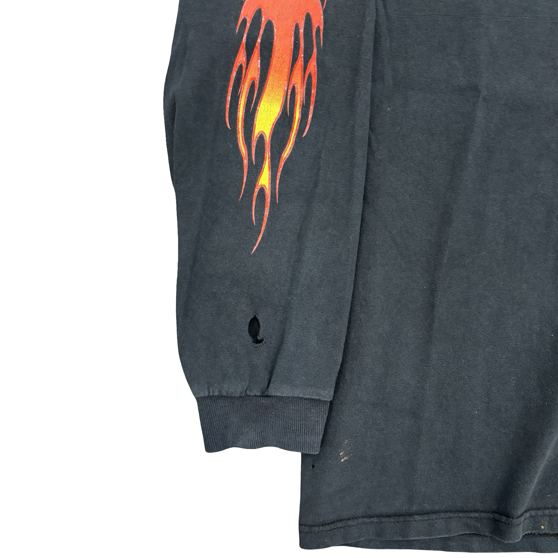 Y2K Harley Flame Emblem Longsleeve Tee Size XL