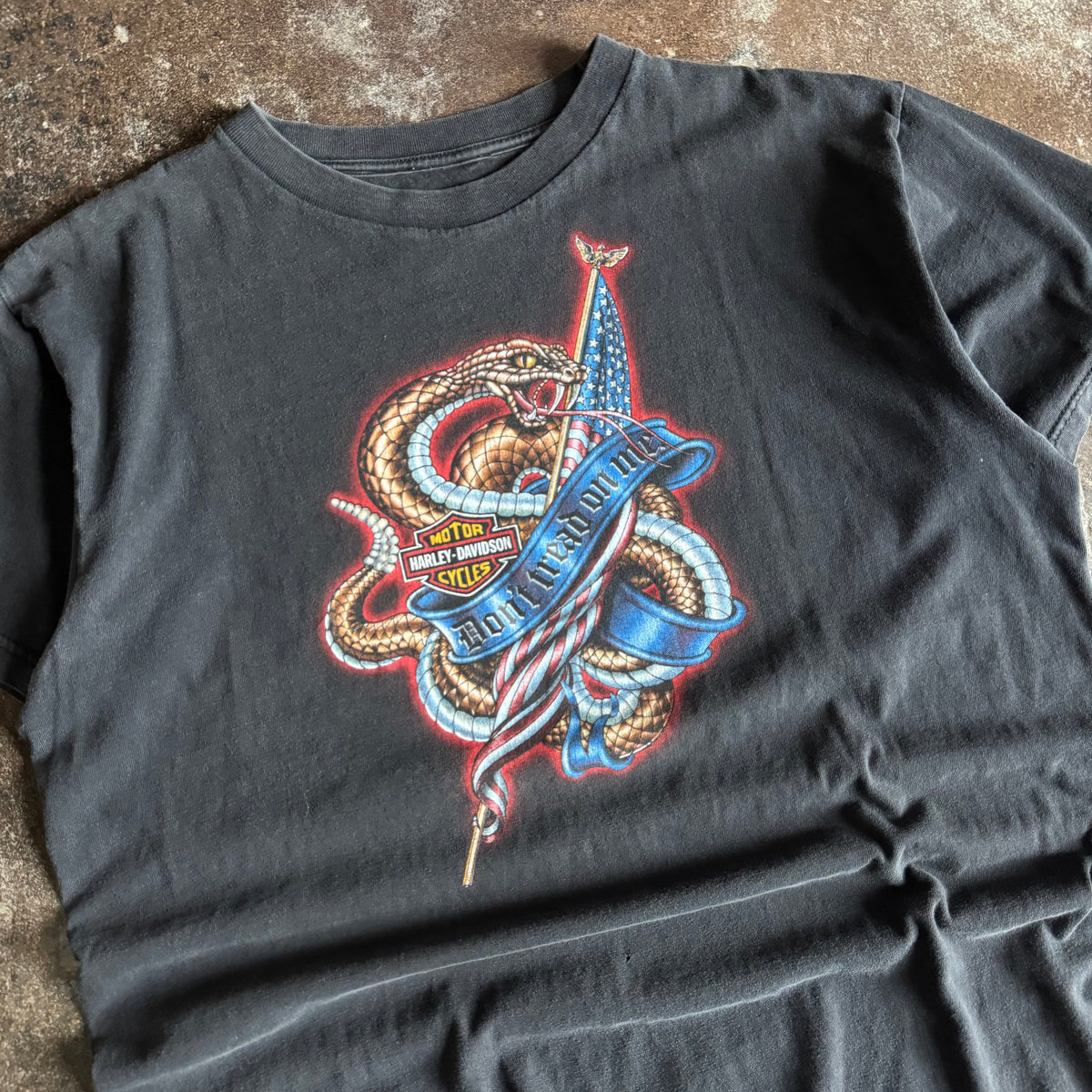 90’s Harley Don’t Tread Snake Tee (XL)