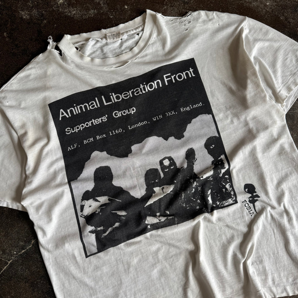 90’s Animal Liberation Front Thrashed Tee (XL)