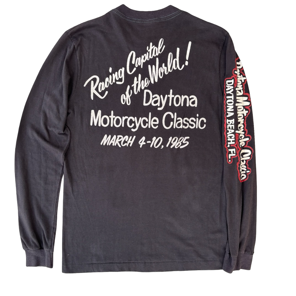 80’s Motorcycle Classic Longsleeve Tee Daytona Size M