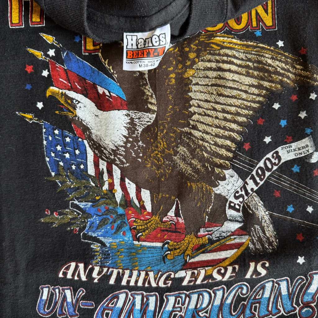 80’s Harley “Anything Else Is Un-American” Tee (M)