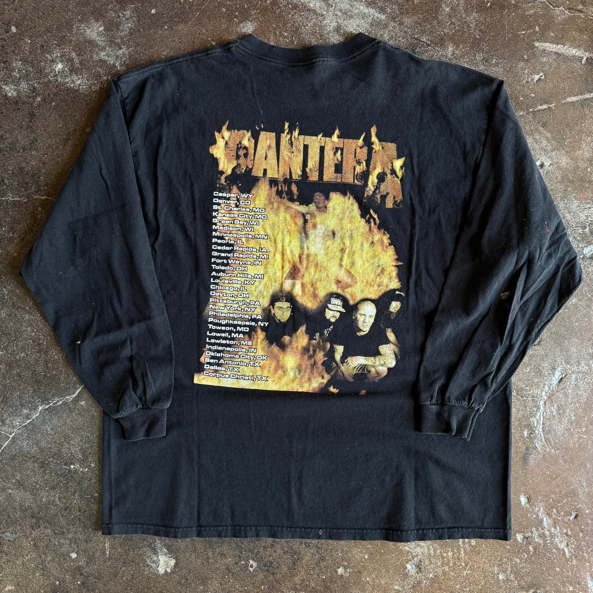 Y2K Pantera Flaming Longsleeve (XL)