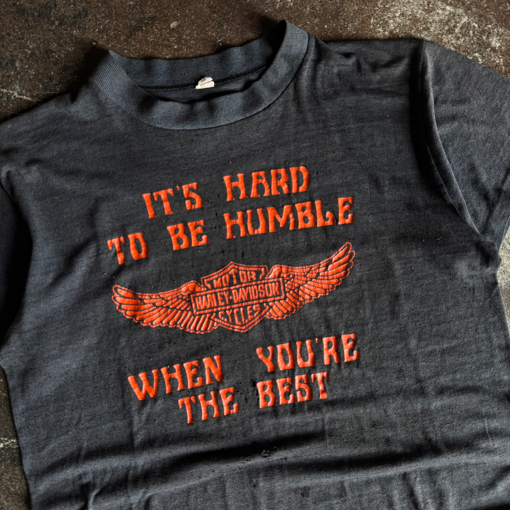 80’s Harley “Hard to Be Humble” Tee (L)