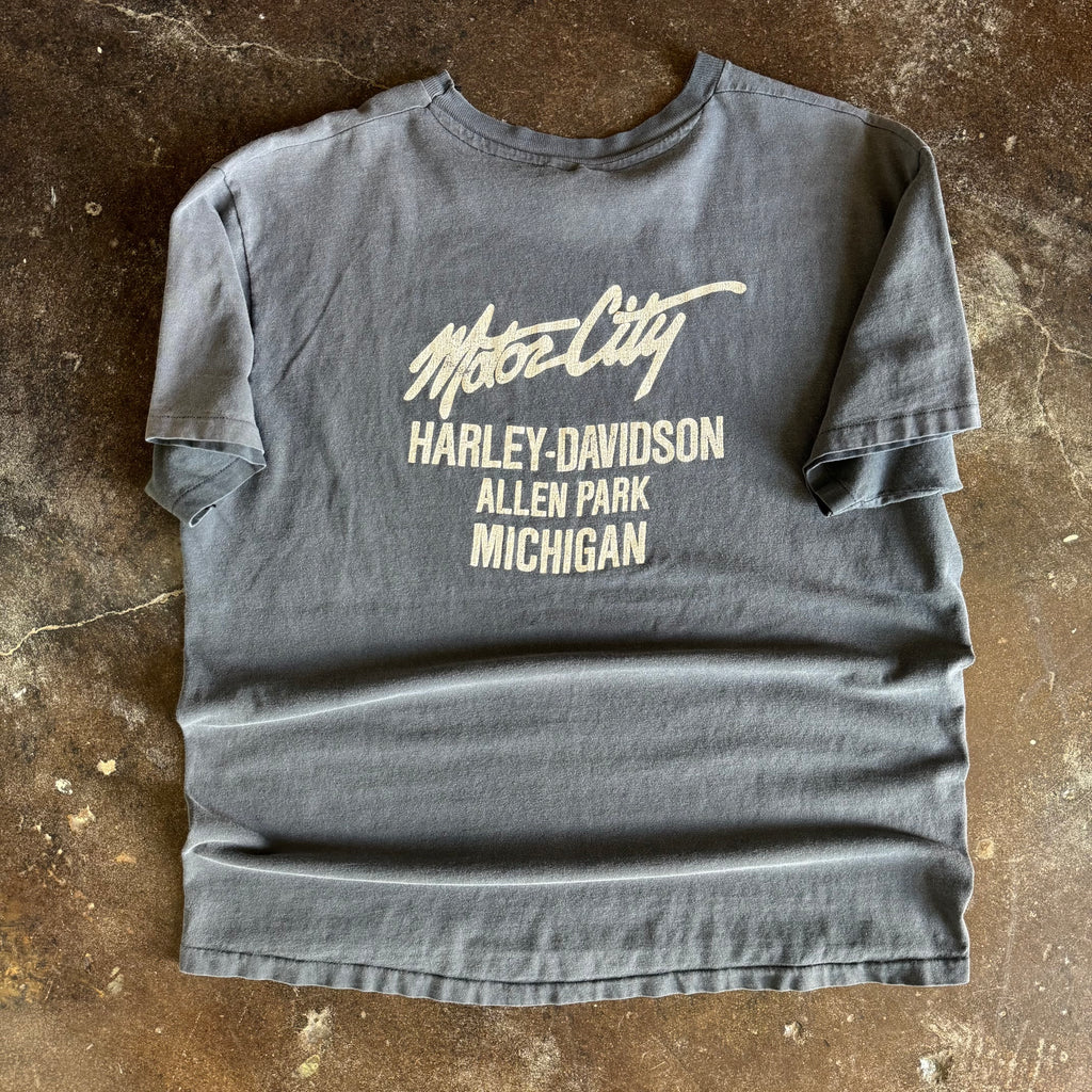 80’s Sun Faded Harley Motor City Tee (XL)