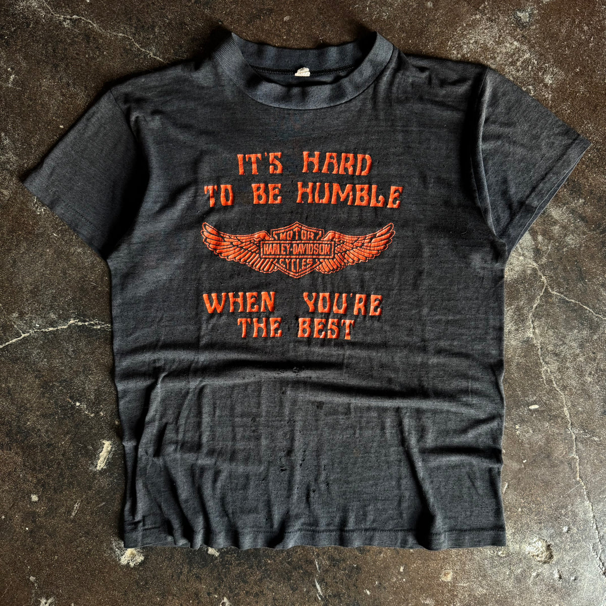 80’s Harley “Hard to Be Humble” Tee (L)