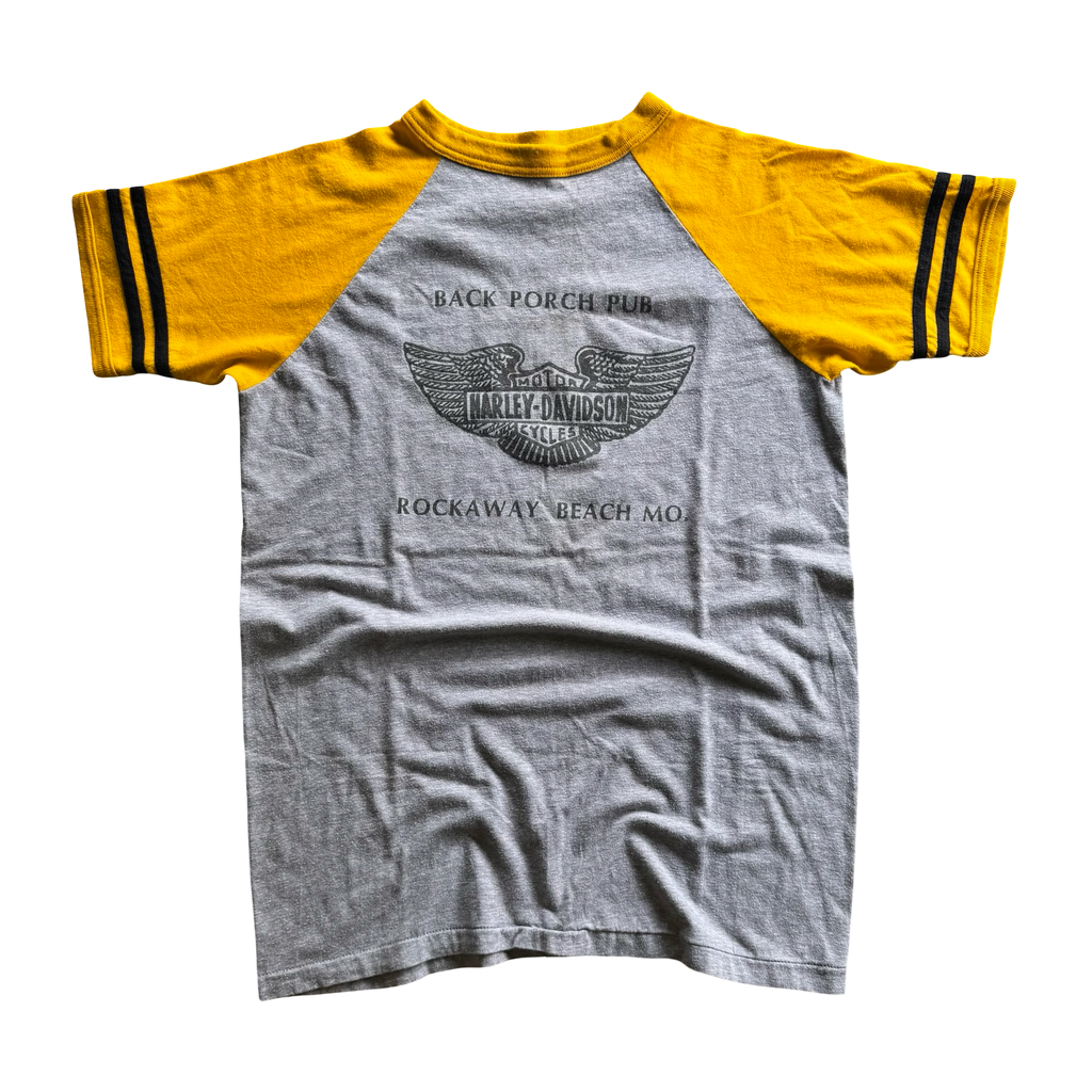 70’s Harley Back Porch Pub Jersey Tee Size L