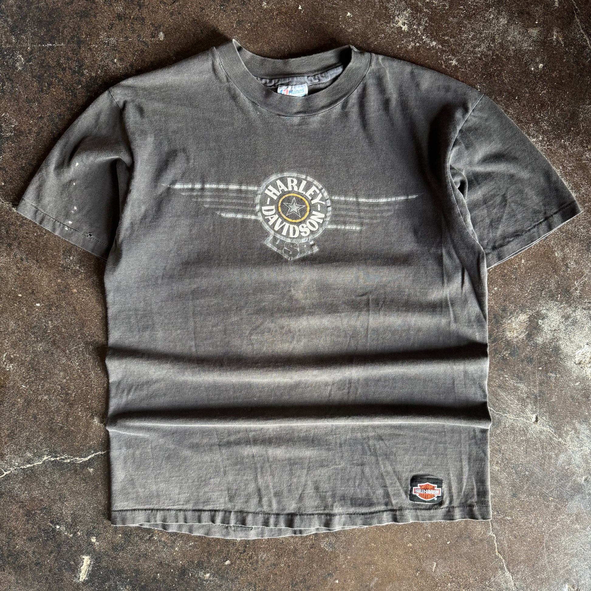 80’s Harley Emblem Sun Faded Tee (L)