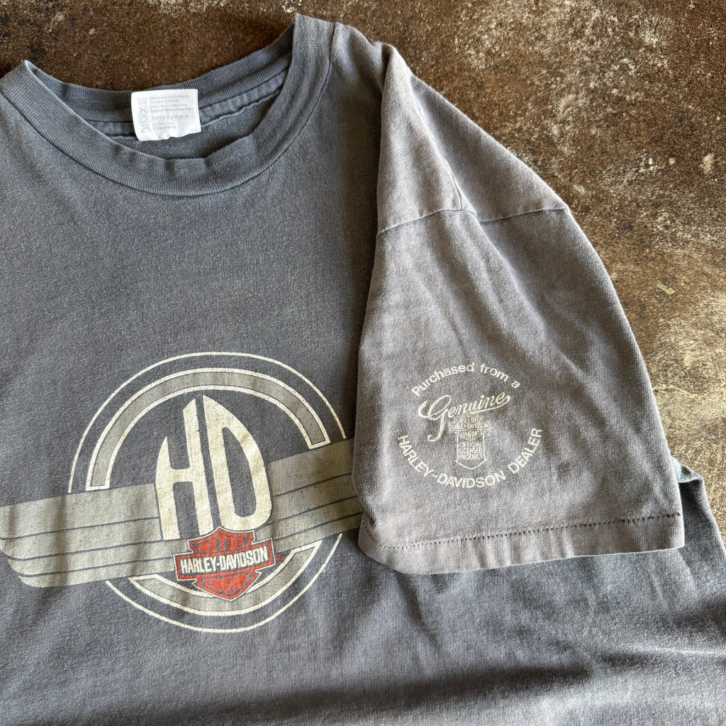 80’s Sun Faded HD Wings ABC Harley Tee (XL)