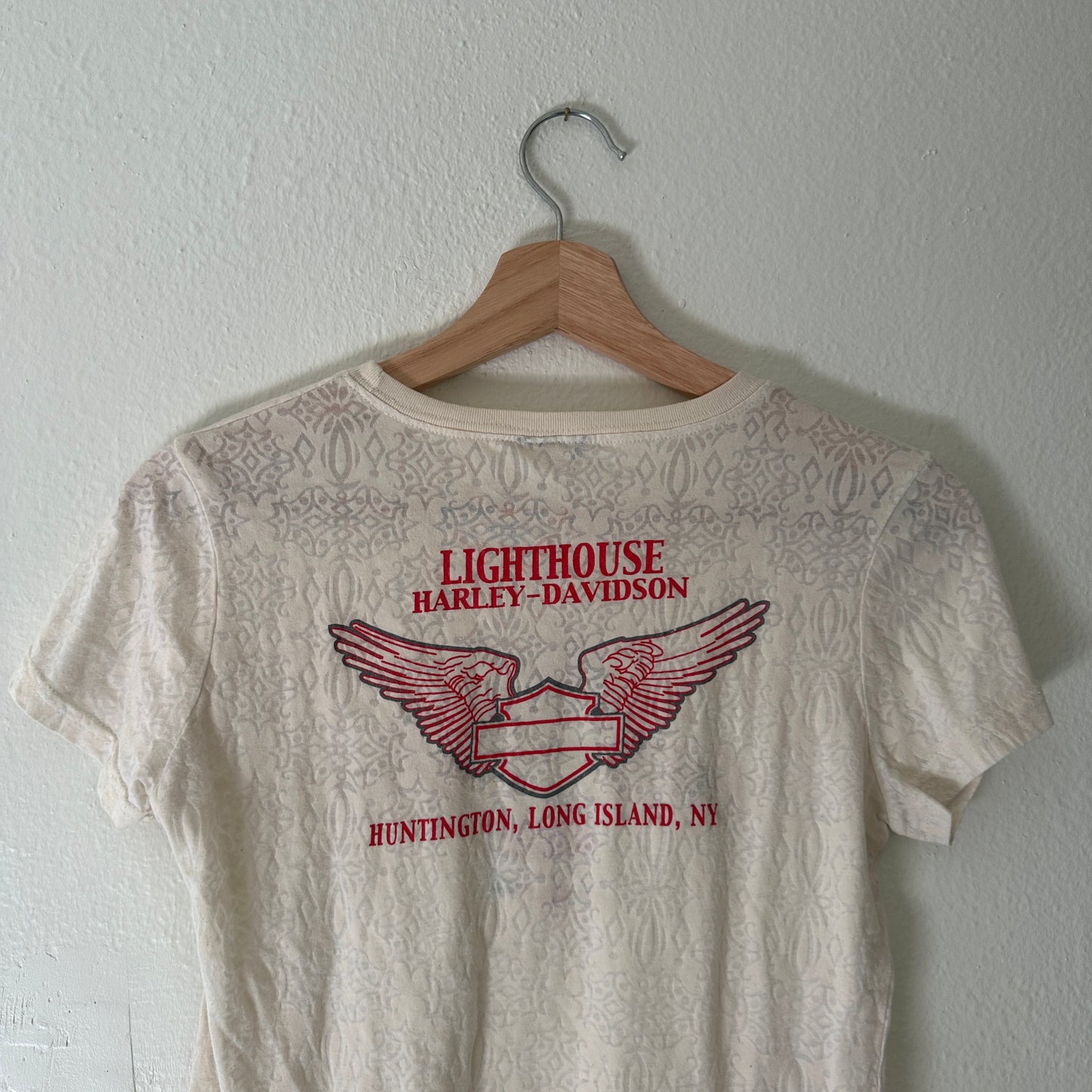 Y2K Women’s Harley Mesh Flower Heart Tee Size S