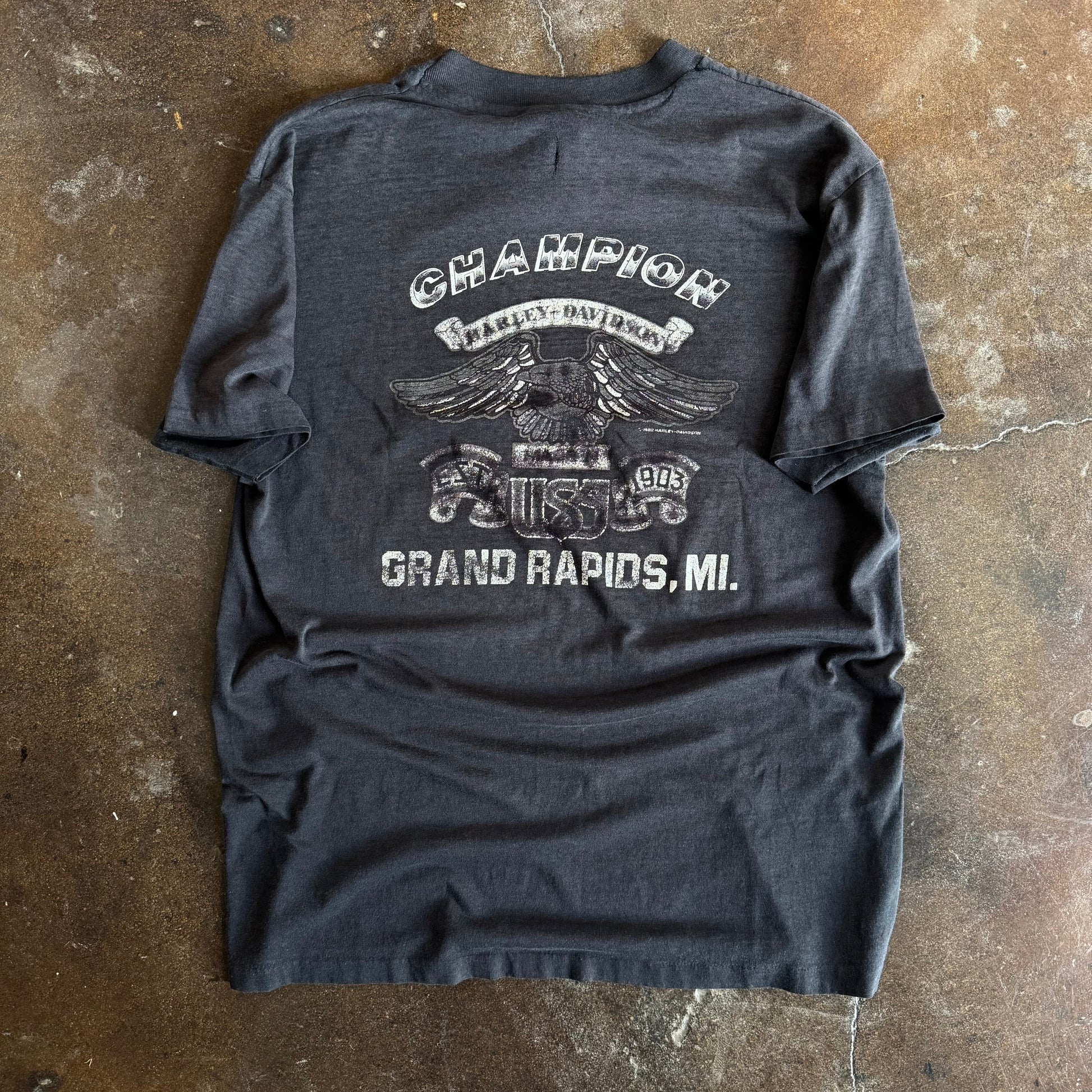 80’s Harley Established Eagle Champion Tee (L)
