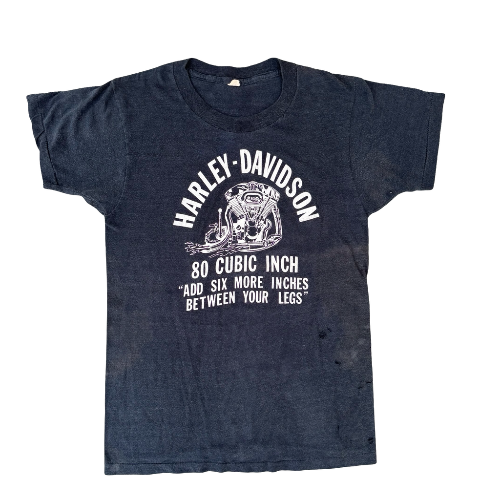 70’s Harley “Add Six Inches Between the Legs” Tee Size M
