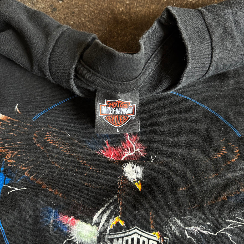 Y2K Harley Lightning Eagle Hawaii Tee (L)