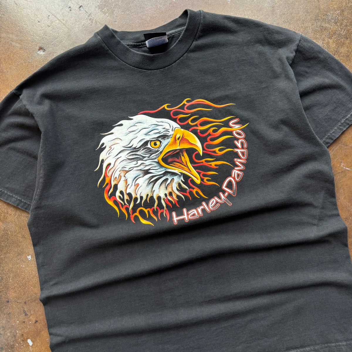 90’s Harley Flaming Eagle Tee (XL)