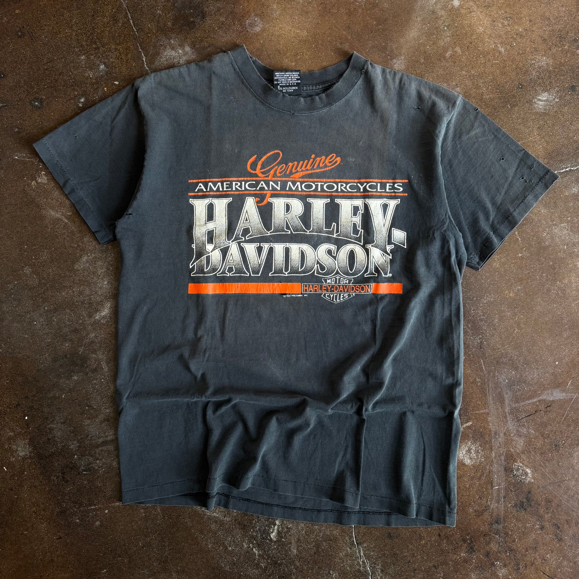 90’s Harley Maverick Sun Faded Tee (L)