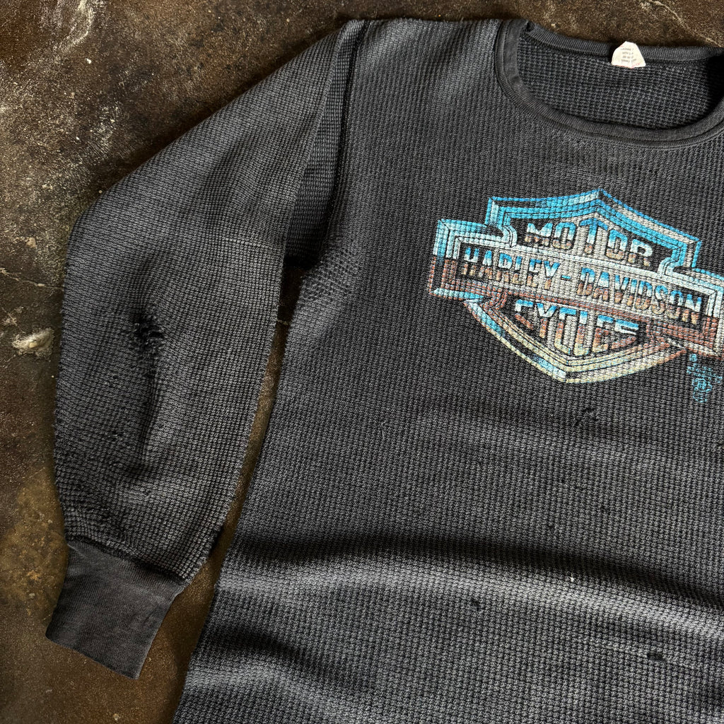 80's Harley 3D Emblem Chrome Emblem Thermal (L/XL)